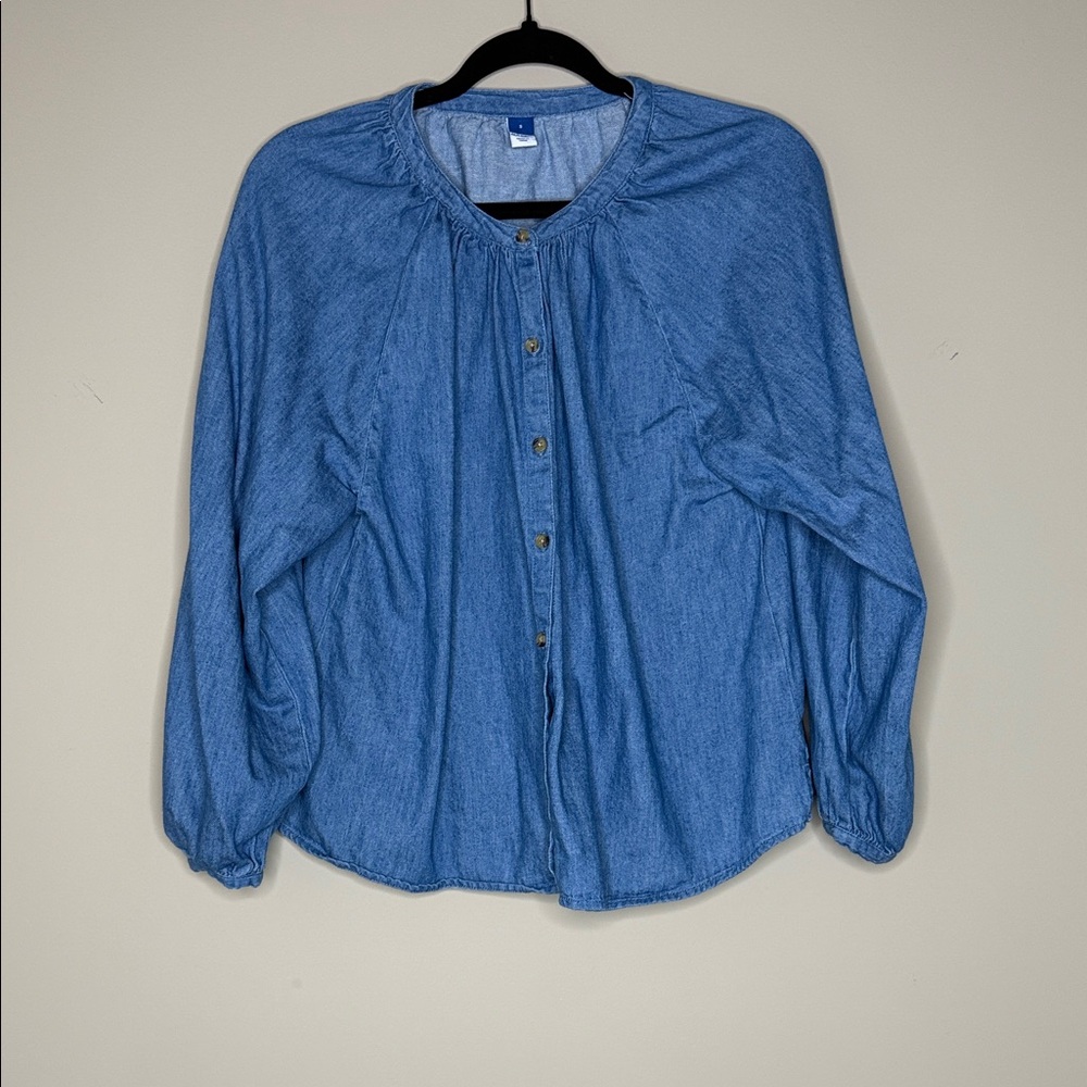 Old Navy Blue Button Down Shirt